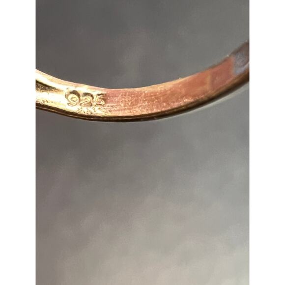 Blue kyanite sterling silver teardrop ring size 5 - Picture 6 of 16